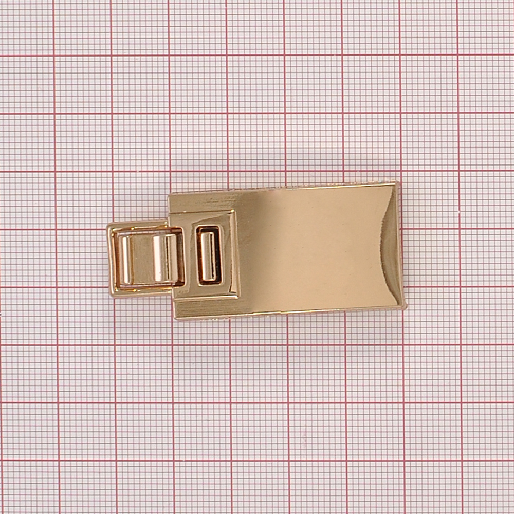 Застежка ременная DF- 002 80*21мм GOLD (болты), шт. Застежки металл