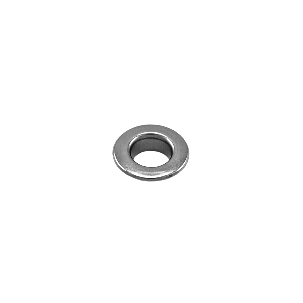 Люверс металл 8*15мм сталь, nickel, 1т.шт.. Блочка / Люверс