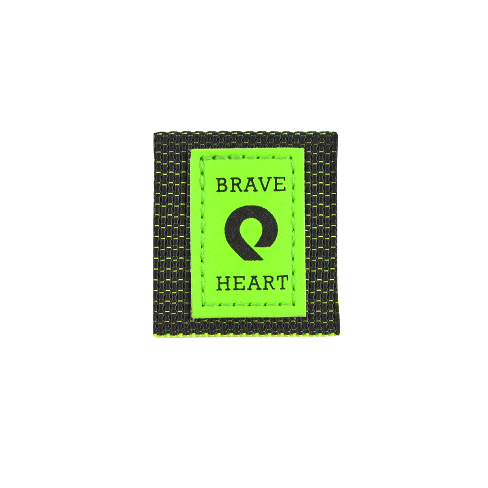 Лейба тканевая New, 3,5*3,7см, черный, зеленый, шт. Лейба Ткань