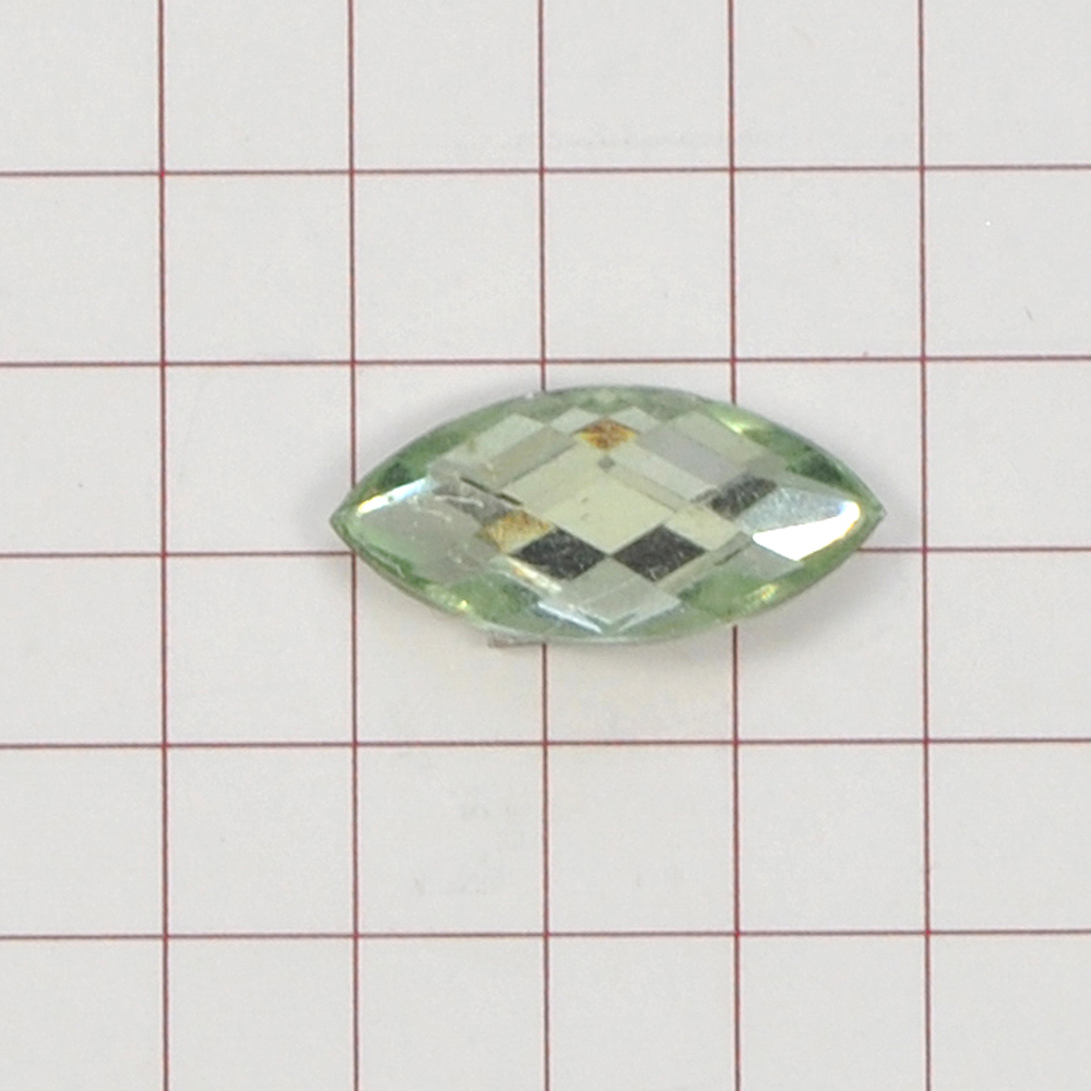 Стразы Д на клей, капля 7*15мм св-салатов 3, 1тыс.шт. Стразы на клей