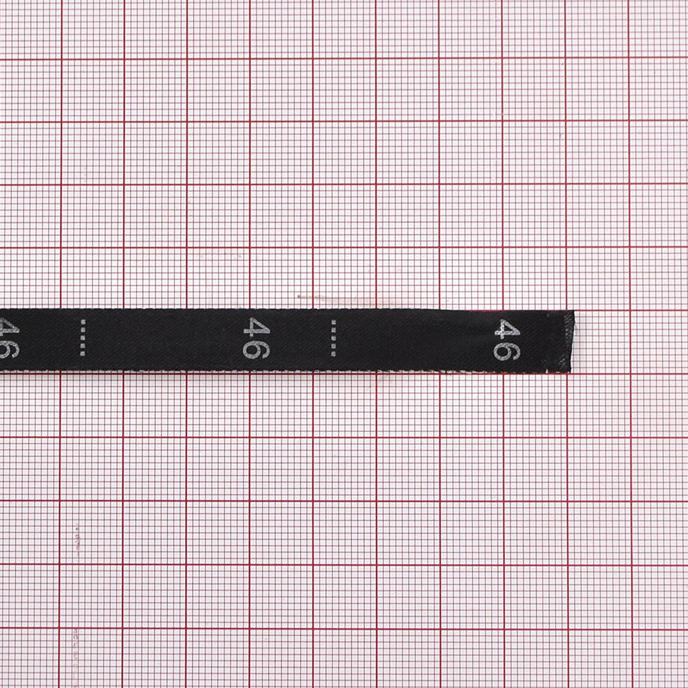 Размерник нейлон черный 46 /1250шт/, 50м. Размерник накатанный нейлон