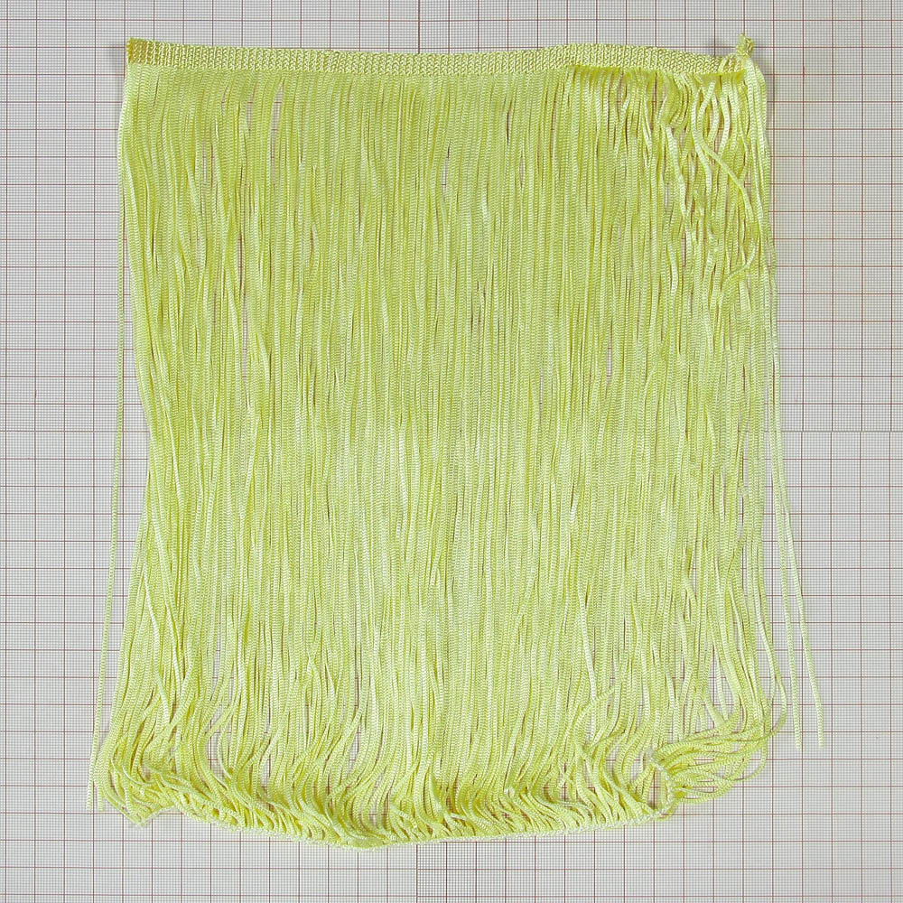 Бахрома нейлон 30см св.желтая (vanilla)  м. Бахрома