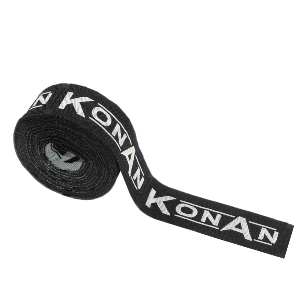 Этикетка тканевая вышитая Konan /дор. 2см/100м. Вышивка / этикетка тканевая