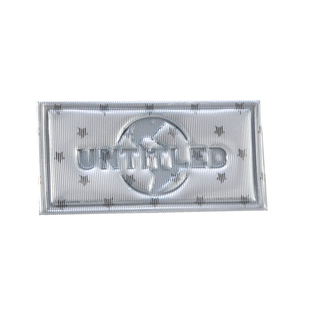 Лейба клеенка Untitled, 2.4*4,9см, серебро, шт. Лейба Клеенка