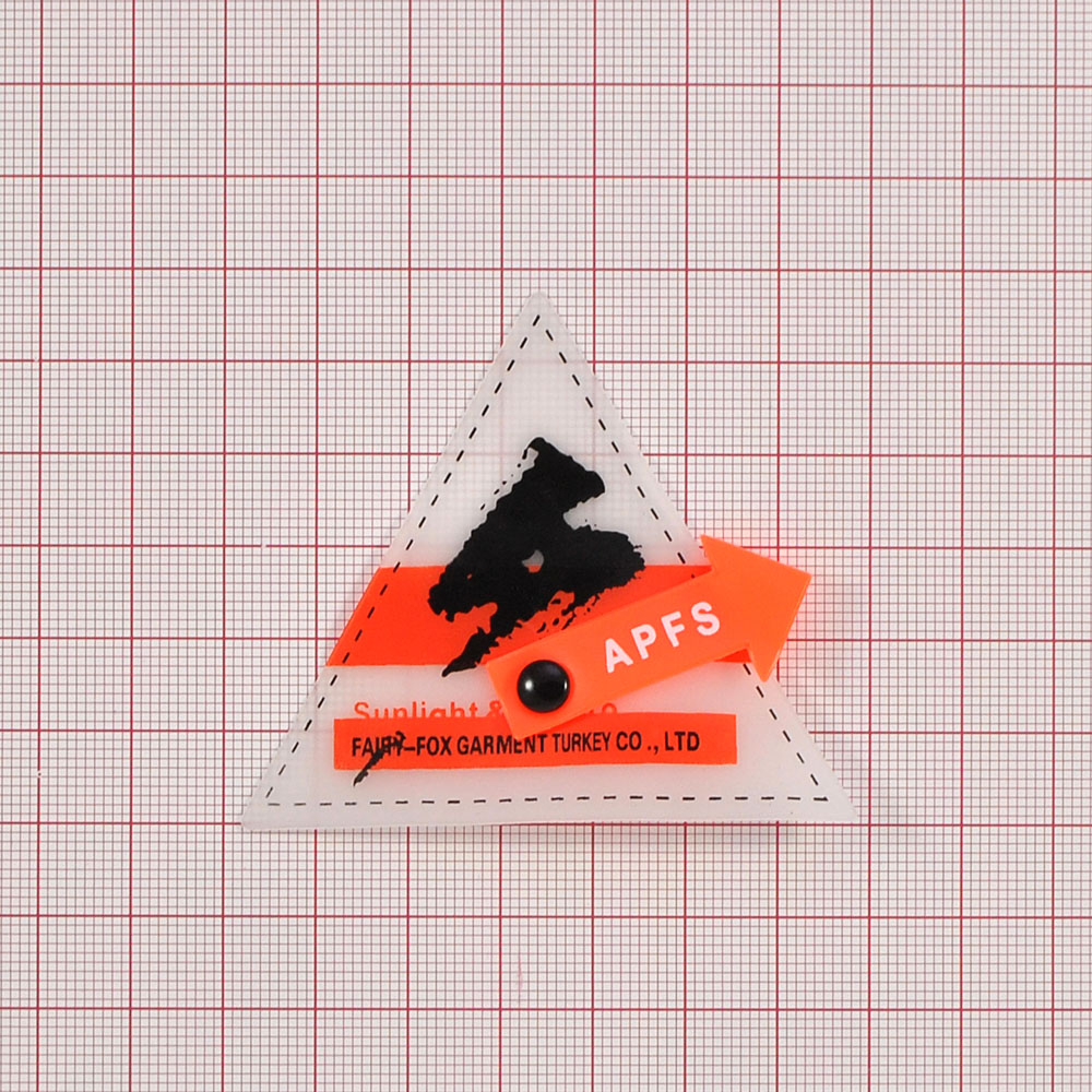 Лейба клеенка APFS 5,9*6,5см, прозрачный, оранжевый, черный, шт. Лейба Клеенка