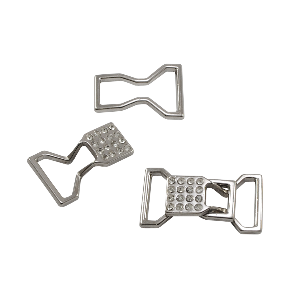 Застежка металл декоративная 4*4 камня / 2*4,5см. Украшения Металл