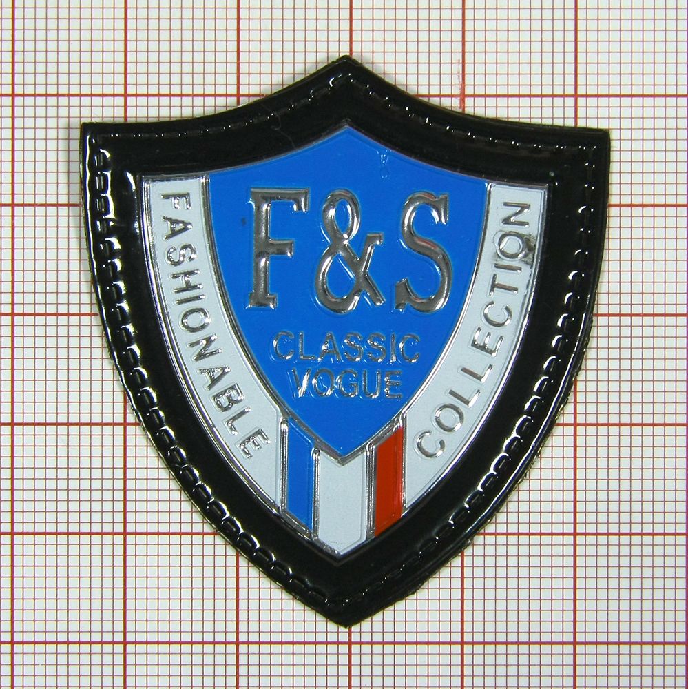 Лейба кожзам A9607 47*52мм F&S Collection. Лейба Кожзам