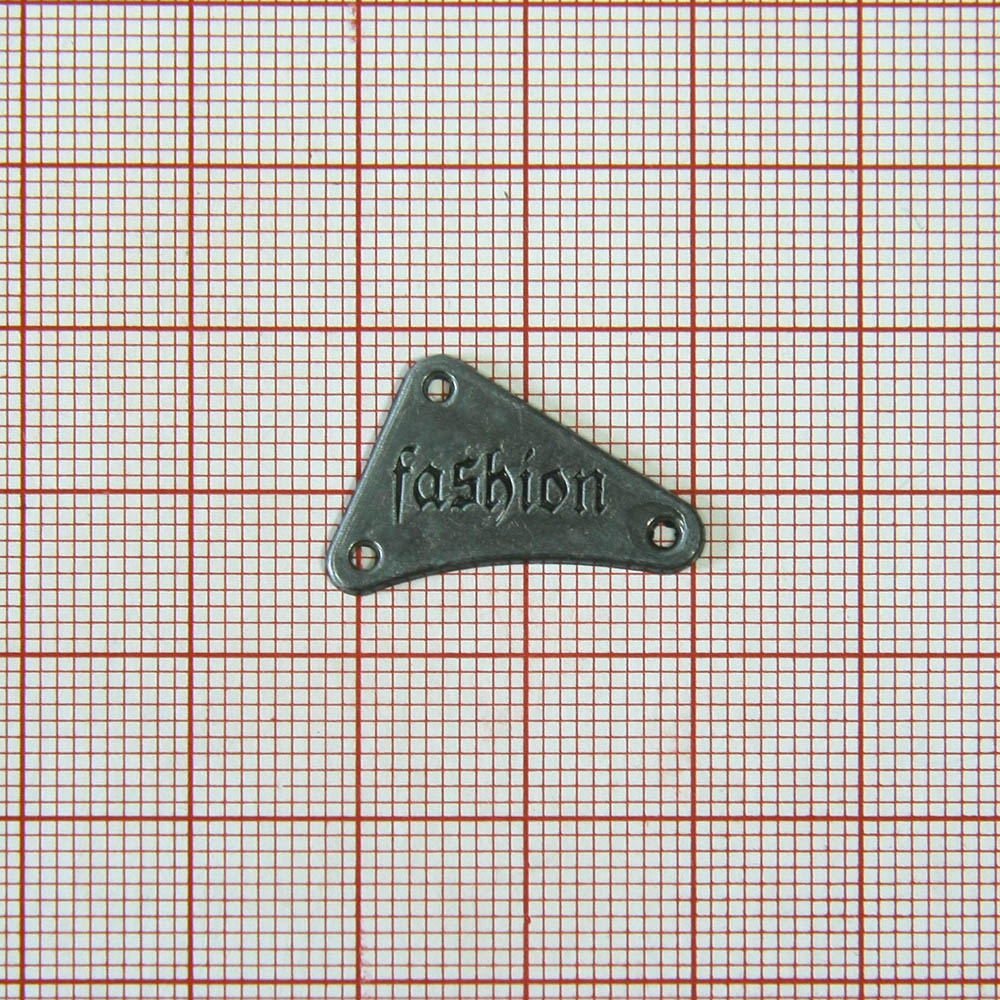 Лейба металл Fashion Треуголка old silver, шт. Лейба Металл