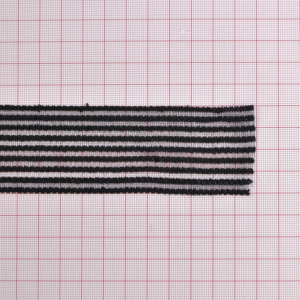 Резинка Дорожка, 4см, черный, ярд. Резинка