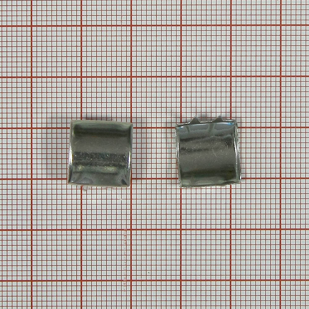 Краб металлический MS-23/ полуцилиндр 12мм nik/ 1т.шт. Крабы Металл MS