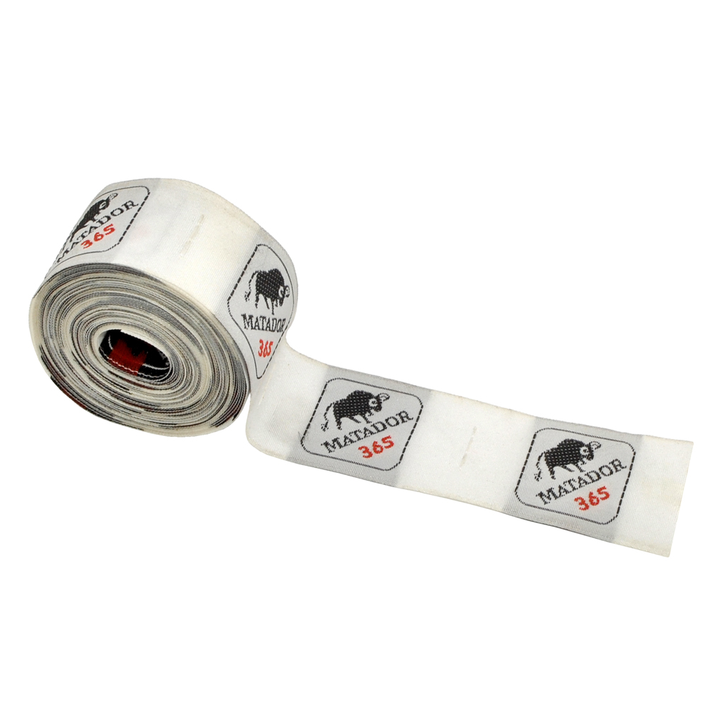 Этикетка тканевая вышитая Matador. Вышивка / этикетка тканевая