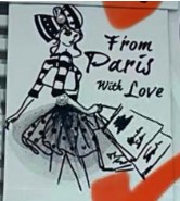 Термоаппликация From Paris, черный, белый, жемчуг, шт. Термопереводки Ассорти