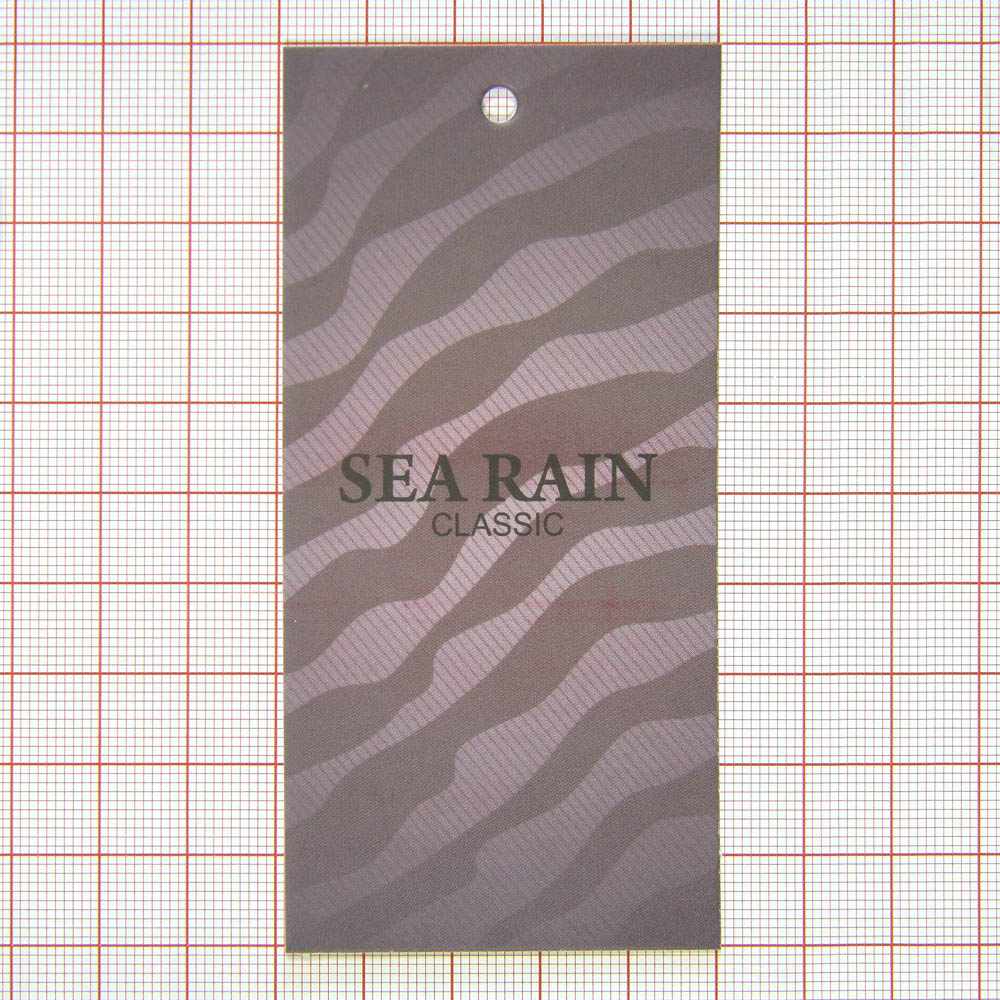 Этикетка бумажная Sea Rain 50*100мм /картон 250гр/, шт . Этикетка бумага