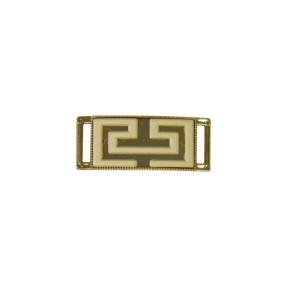 Перетяжка пластик 2034 Лабиринт 55*23мм GOLD, бежевый, шт. Перетяжка пластик