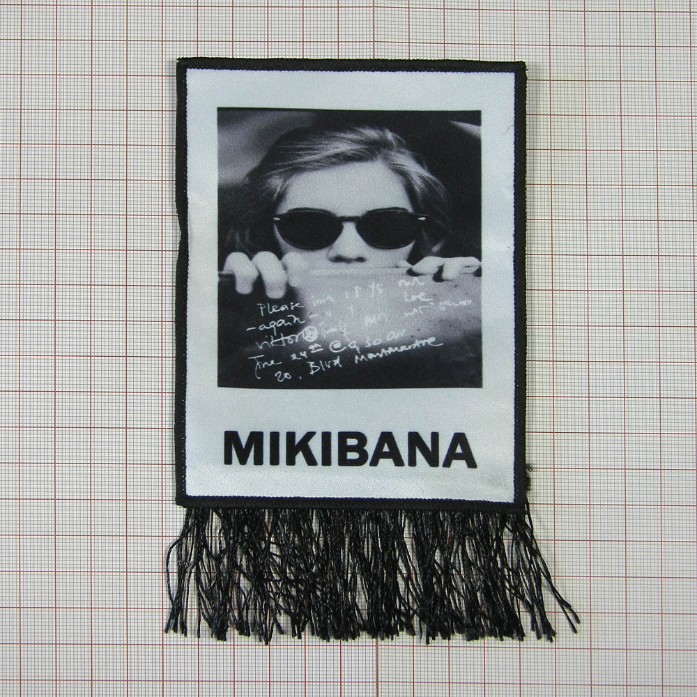 Аппликация пришивная Mikibana RayBan бахрома 10*12см, черно-белая, шт. Аппликации Пришивные Постер
