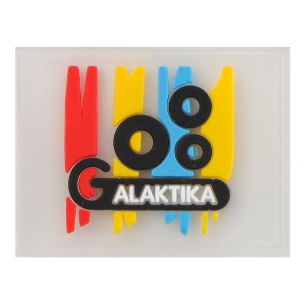 Лейба силиконовая GALAKTIKA 40x30мм, черный, желтый, красный, синий, шт. Лейба Силикон