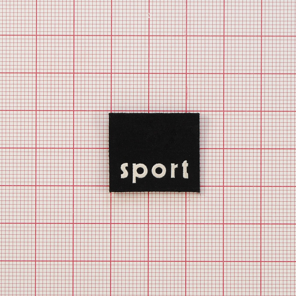 Лейба резиновая № 114 Sport 20*24мм нубук, флажок. Лейба Резина