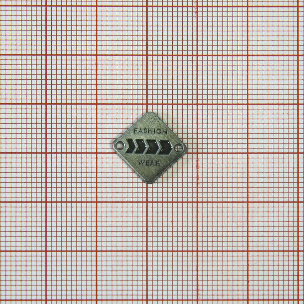 Лейба металл Fashion Wear Указатель old silver. Лейба Металл