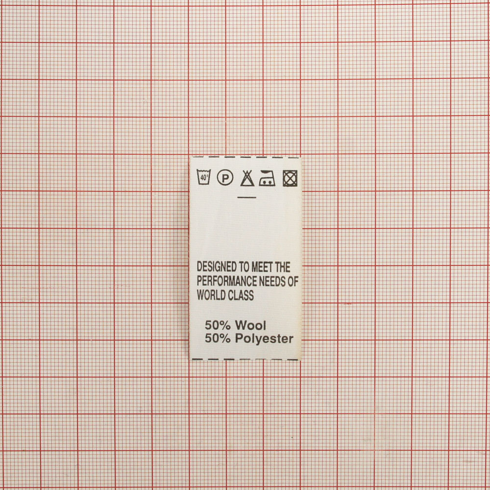 Процентовка бумажная 50/50 wool / pol 100м. Процентовка бумажная
