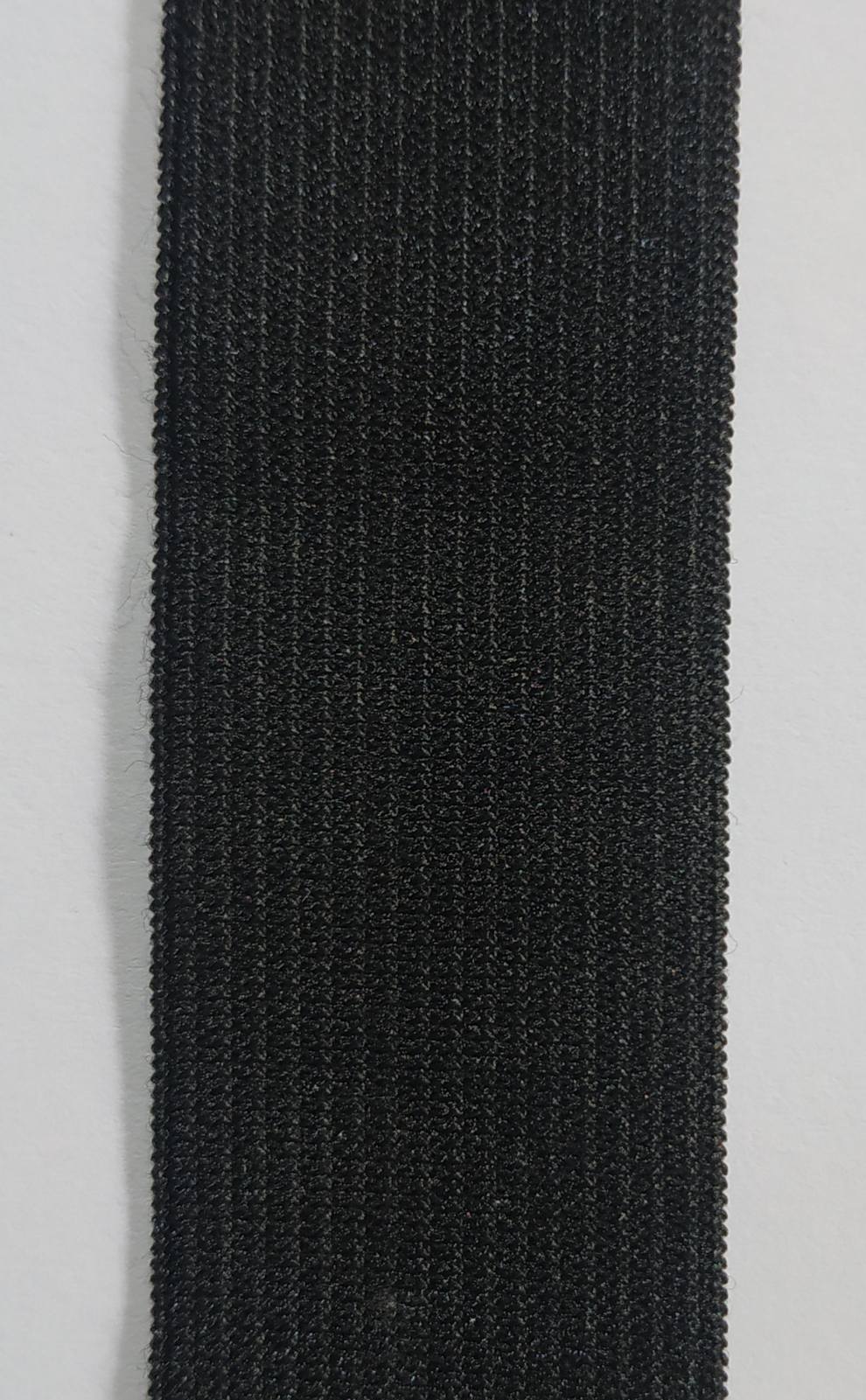 Резинка трикотажная 3см, черная, 40м. Резинка