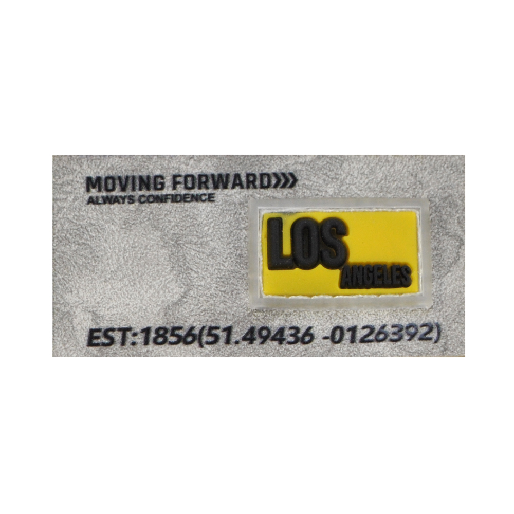 Лейба нубук и резина MOVING FORWARD 3*5,9см, черный, белый, желтый, серебро, шт. Лейба Нубук