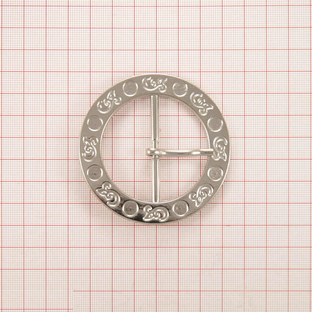 Пряжка  TA 754 nickel, 47мм. Пряжка накладка