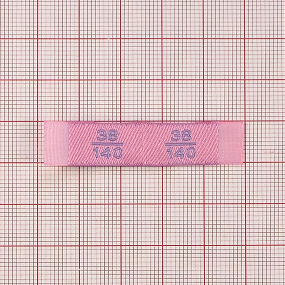 Размерник штучный вышивка  1см, белый, сиреневый /флажок, 70 atki/, шт. Размерник вышитый