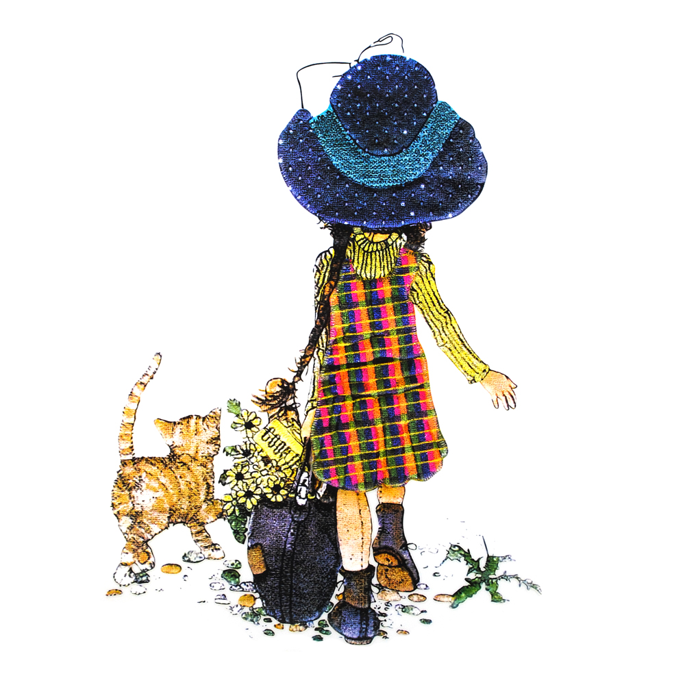 Термоаппликация Девочка Клеточка 16*22см цветная, шт. Термопереводки Ассорти