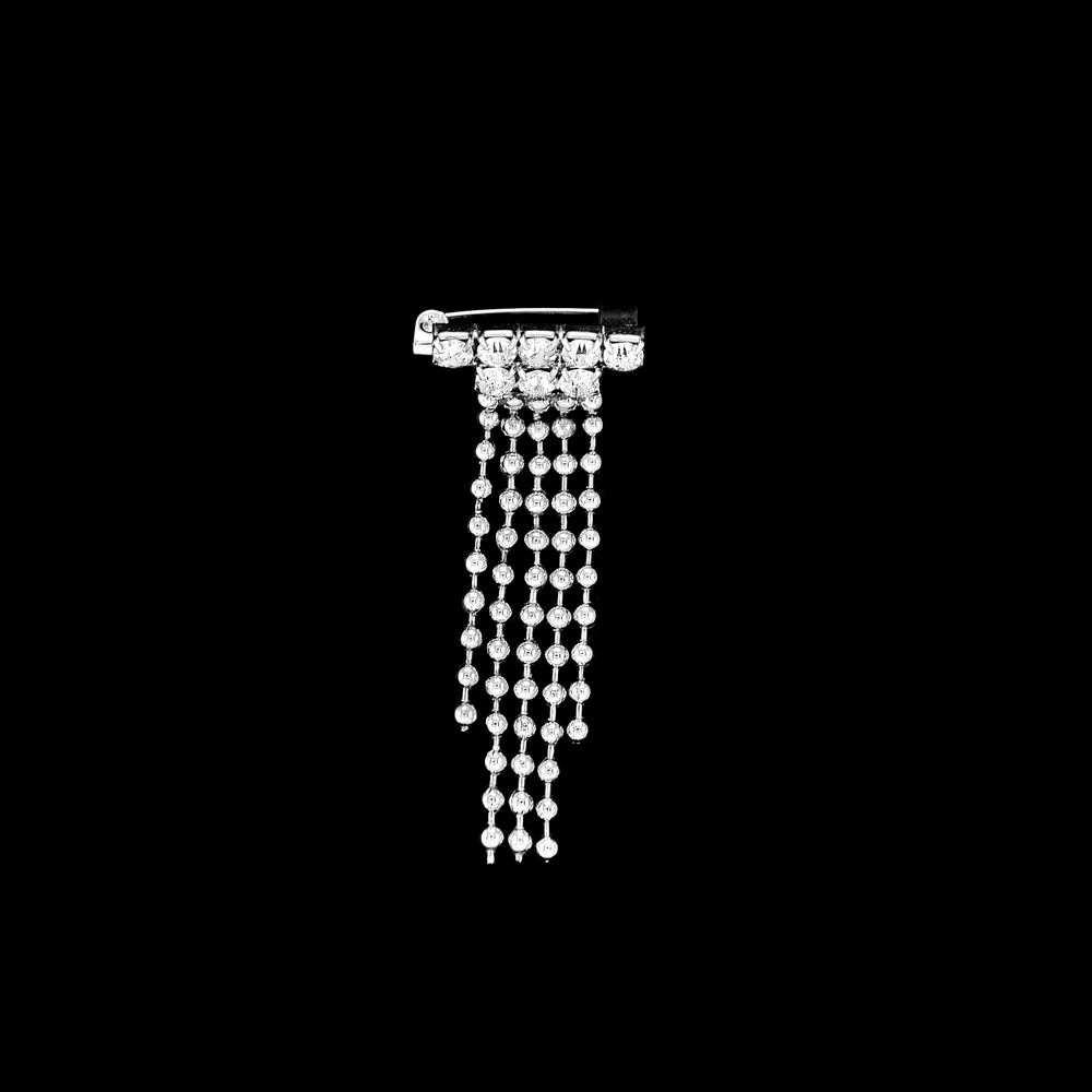Брошь 6230 /А-102 NIKEL /подвеска1х6х1/, шт. Броши