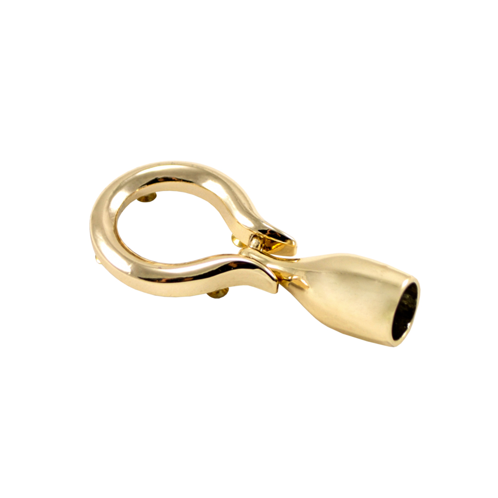 Крепление для ручки 7408 70*25мм GOLD, шт. Сумочная фурнитура