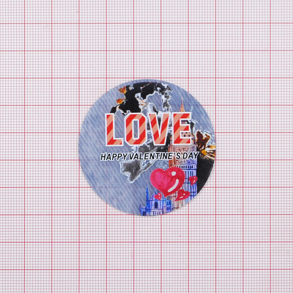 Лейба силикон LOVE, 5см, синий, черный, красный, белый, коричневый, шт. Лейба Силикон