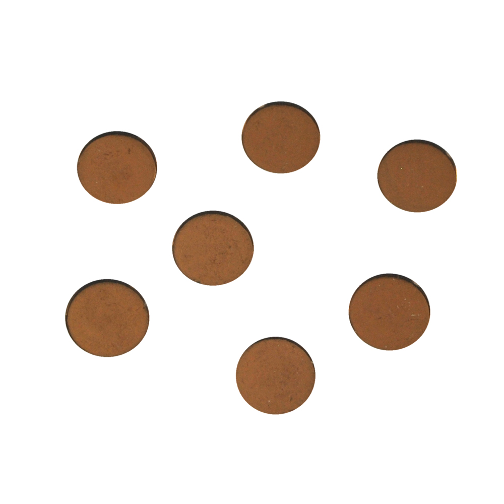 Стразы стеклянные на клей круг (10мм) янтарные, 1тыс.шт. Стразы на клей