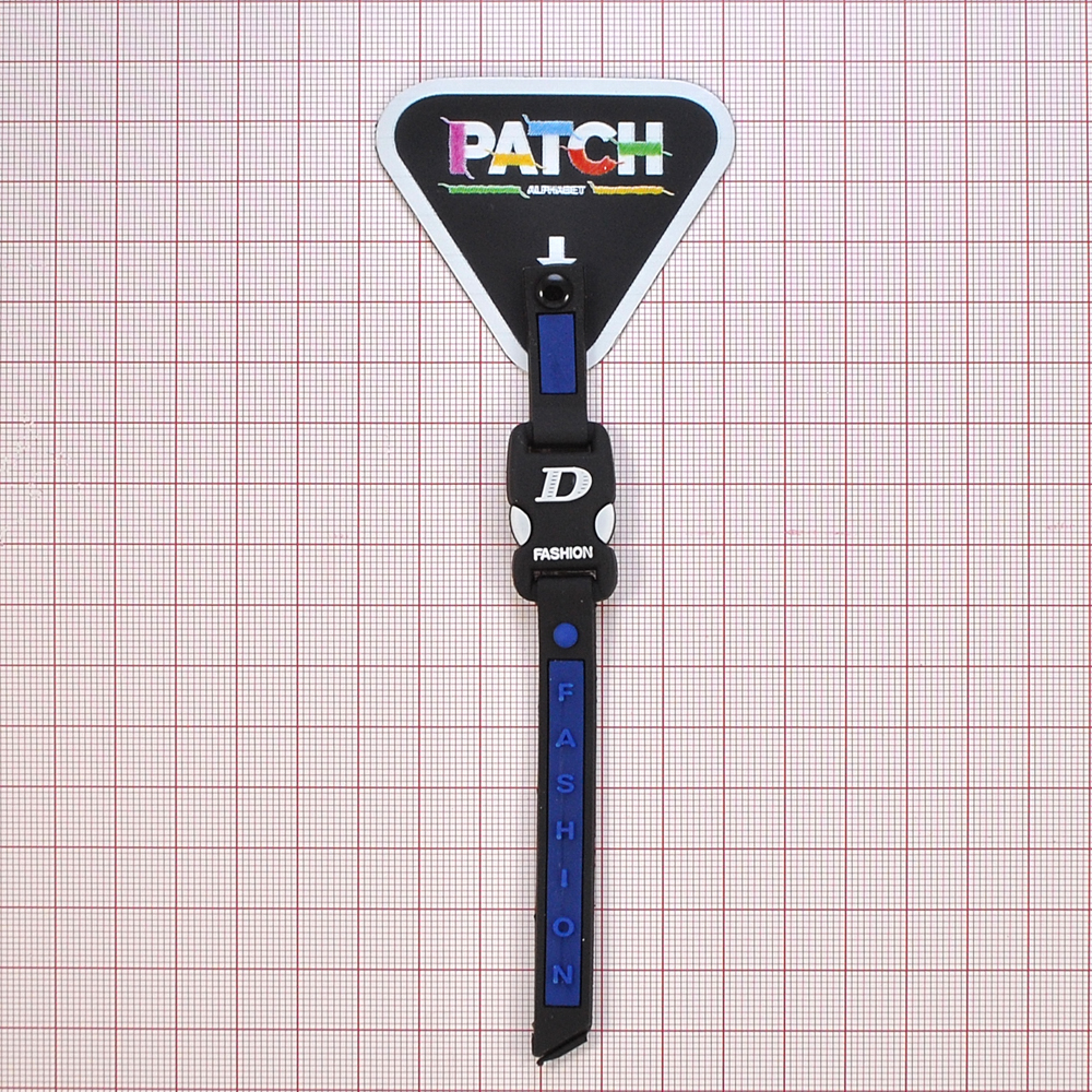 Лейба силиконовая c подвеской PATCH, 6*16см, черный, белый, красный, синий, шт. Лейба Силикон