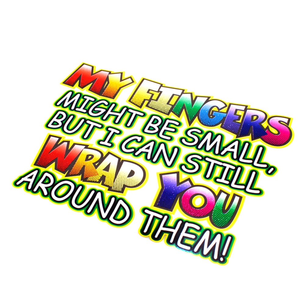 Термоаппликация My fingers Wrap you 19,5*14см.. Термопереводки Надписи