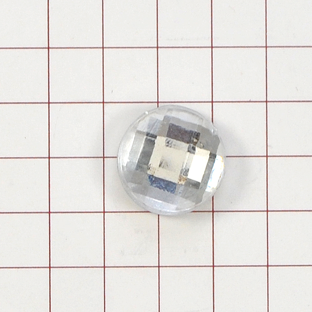 Стразы Д на клей, круг 10мм бел.кристал 38, 1тыс.шт. Стразы на клей