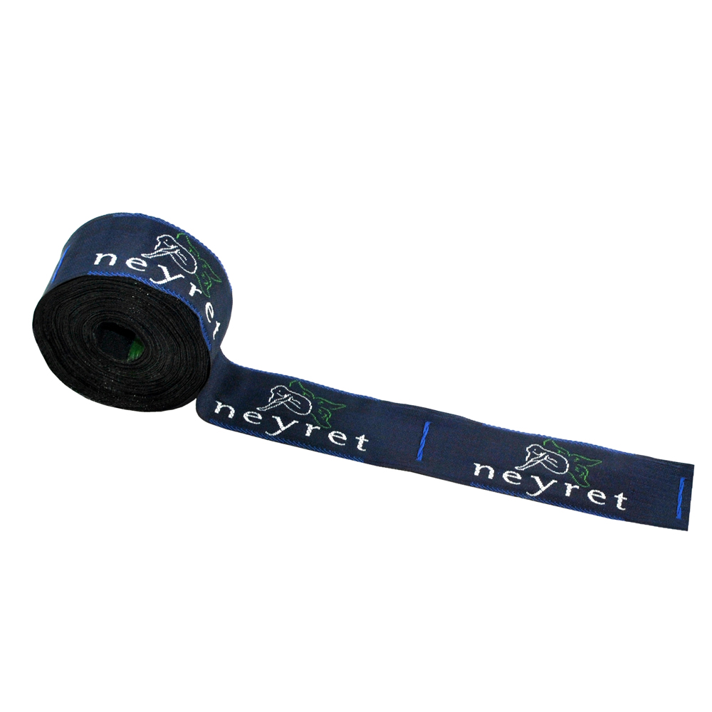 Этикетка тканевая вышитая Neyret. Вышивка / этикетка тканевая