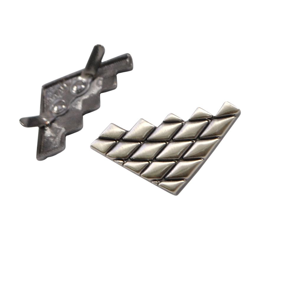 Краб металлический Ступеньки 30*17мм brush BLACK NIKEL, шт. Крабы Металл Геометрия