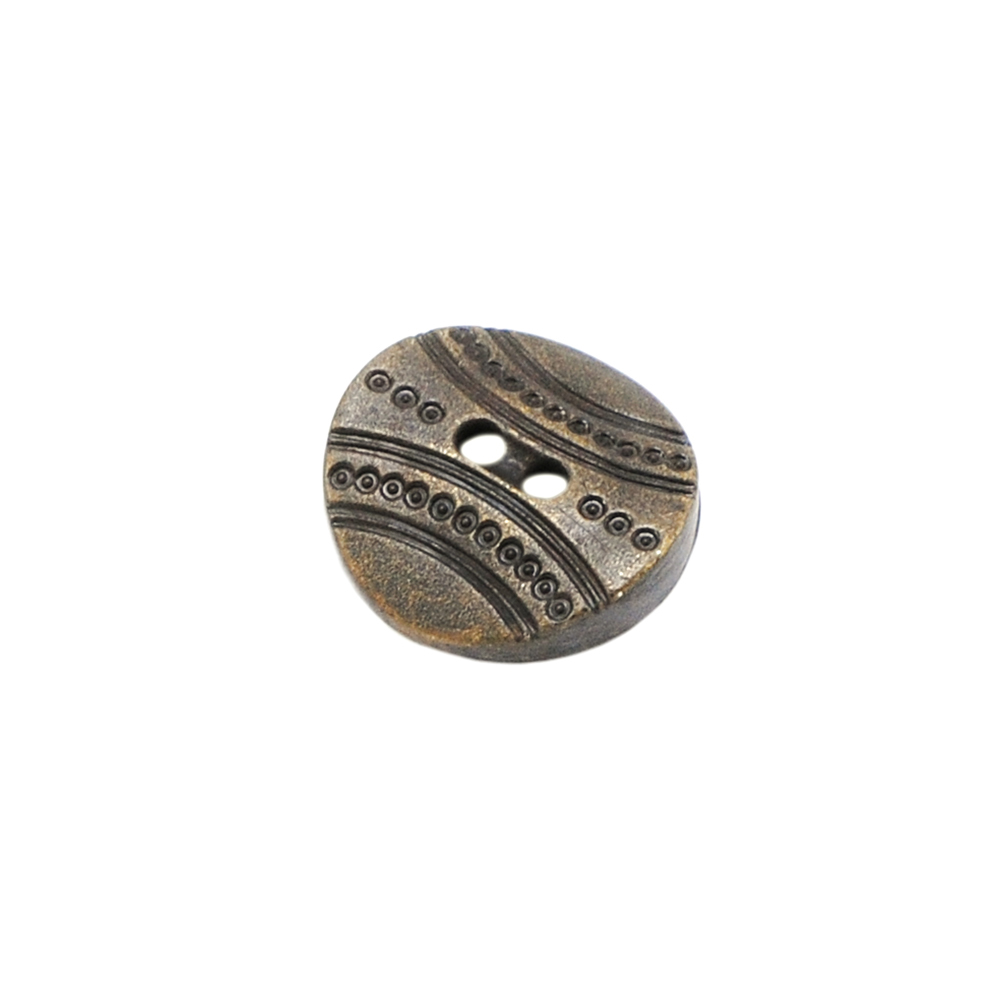Пуговица TR-95-36 ant 22мм. Пуговица металлизированная