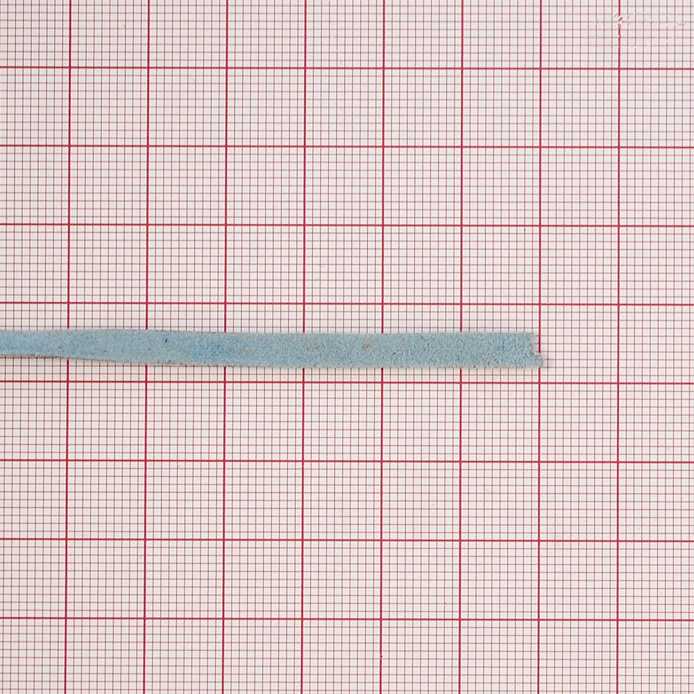 Тесьма нубук. №15, голубая. Тесьма Нубук