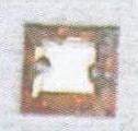 Стразы стеклянные пришивные №8  квадрат янтарный (8*8мм), 1тыс.шт. Стразы пришивные