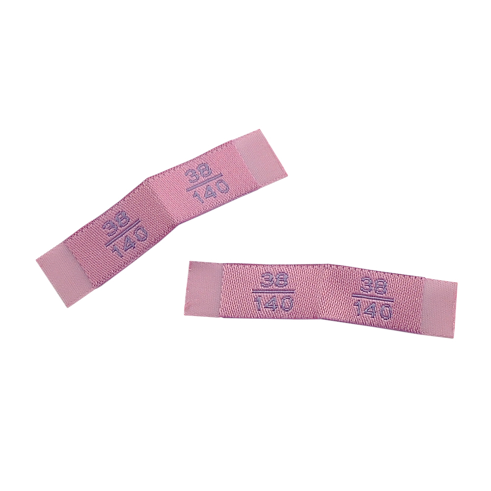 Размерник штучный вышивка  1см, белый, сиреневый /флажок, 70 atki/, шт. Размерник вышитый