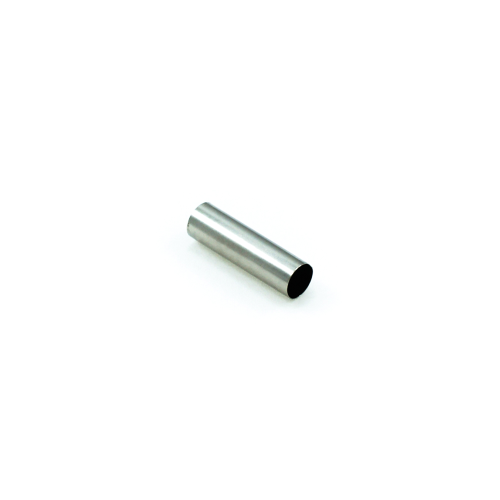 Трубка 2см прямая D6мм NIKEL, шт. Перетяжка металл Трубка