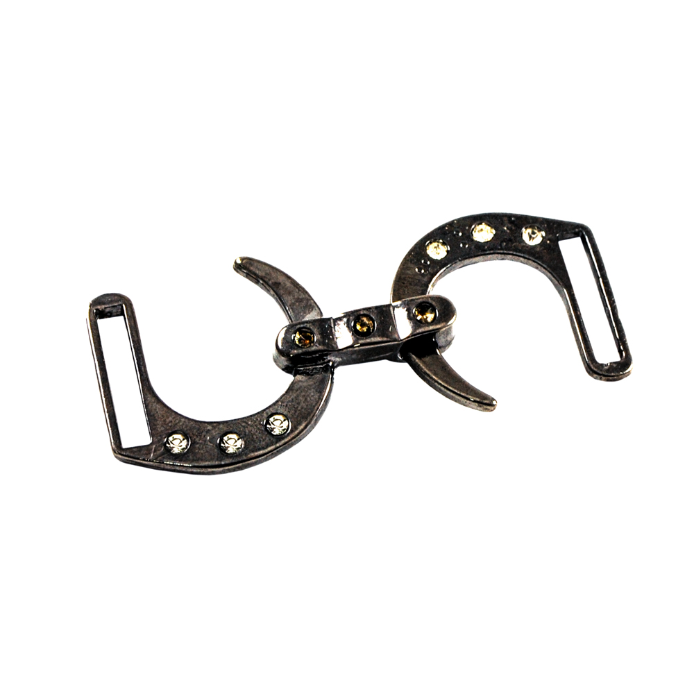 Застежка металлическая френч BN 6 камней. Украшения Металл