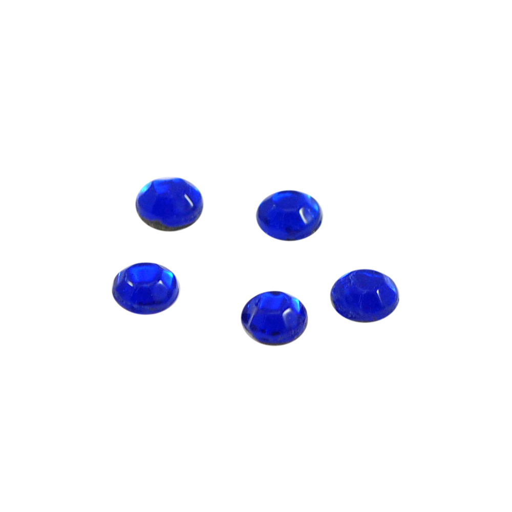 Стразы стеклянные клеевые SS-20 4,5мм, кобальт синий (cobalt)  14,4тыс.шт.; уп. Стразы стекло 1000-50 гросс