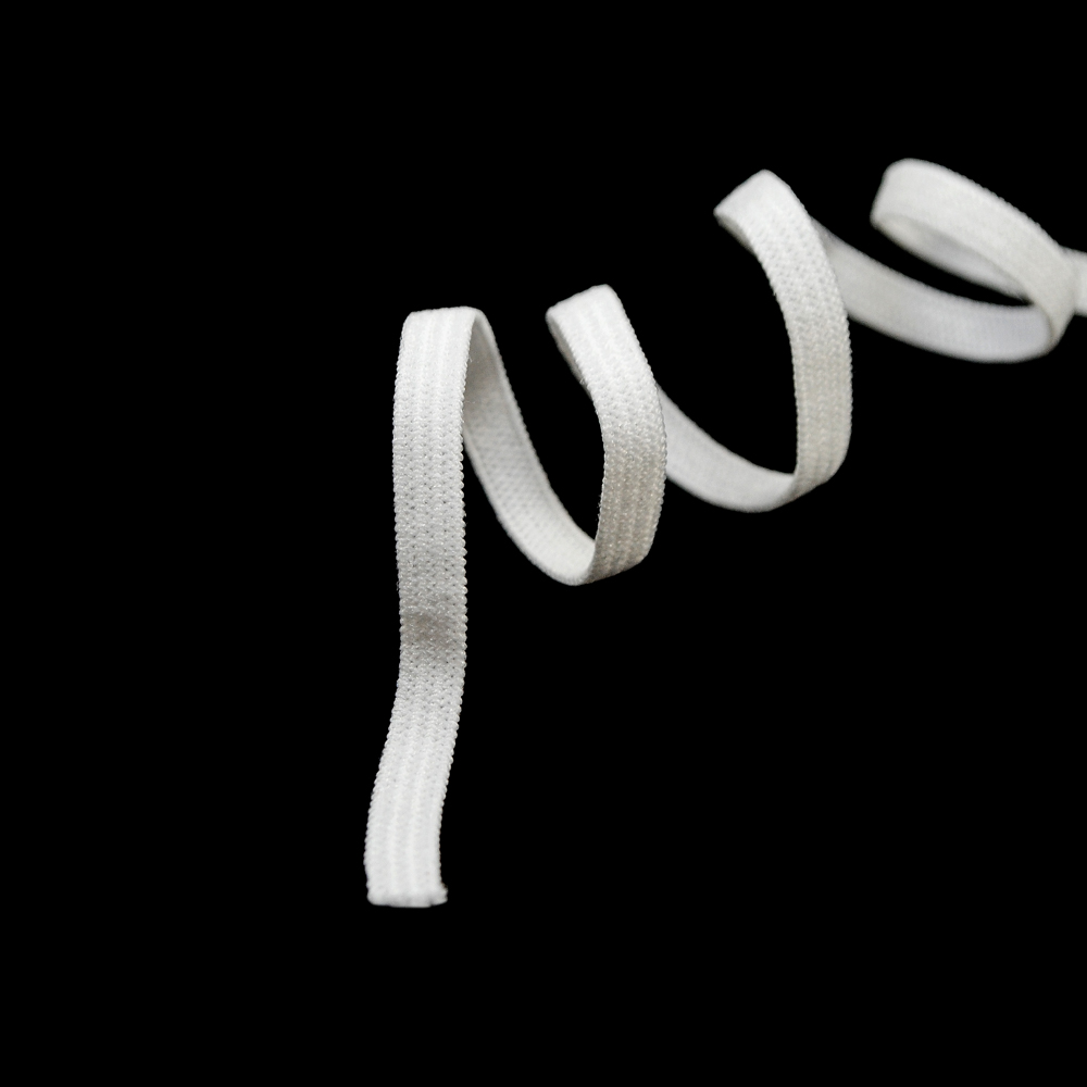 Резинка бельевая 4мм, капрон, белый /Китай/, 100м. Резинка
