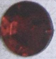 Стразы стеклянные пришивные №16 круглый плоский красный (16мм), 1тыс.шт. Стразы пришивные