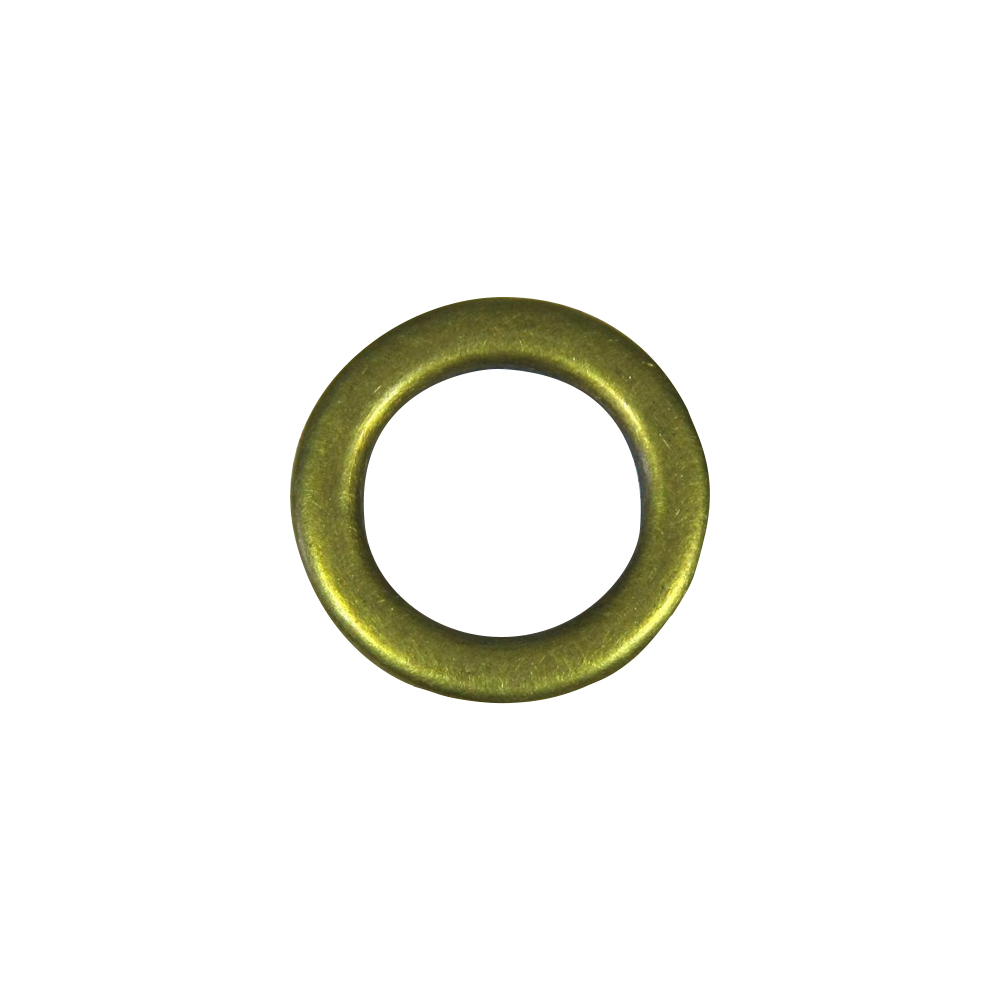 Кольцо металлическое 10773 15мм ANTIK brass brush . Перетяжка металл Кольцо
