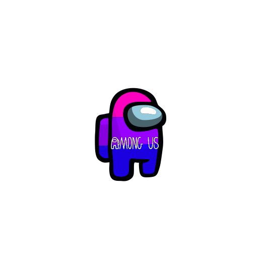Термоаппликация Among Us №20-21 3-цветный 6,5*5см, шт. Термопереводки Детские