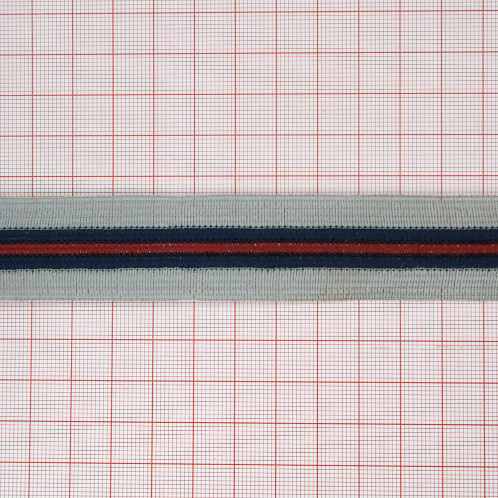 Тесьма декоративная со шнуром 2,5см цветная, цвета в ассортименте, 25м. Тесьма Разное