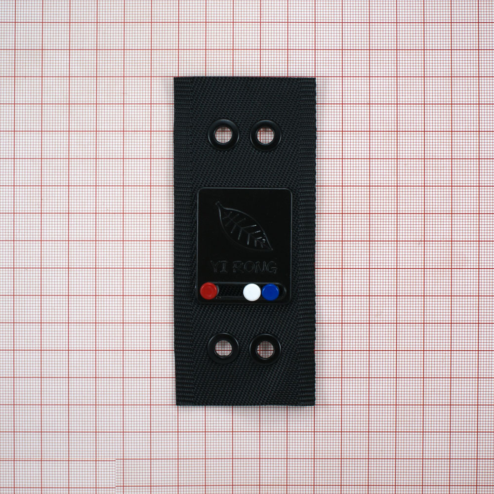 Лейба тканевая, металл Карман 5*12см черный, красный, белый, синий, шт. Лейба Ткань